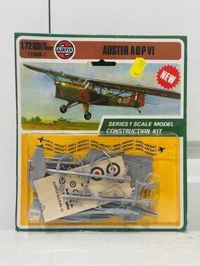 Airfix"Auster A O P VI Aircaft" Plastic Model Kit 1:72 Scale New Vintage
